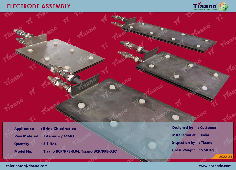 Electrode Assembly 40 GPH & 70 GPH